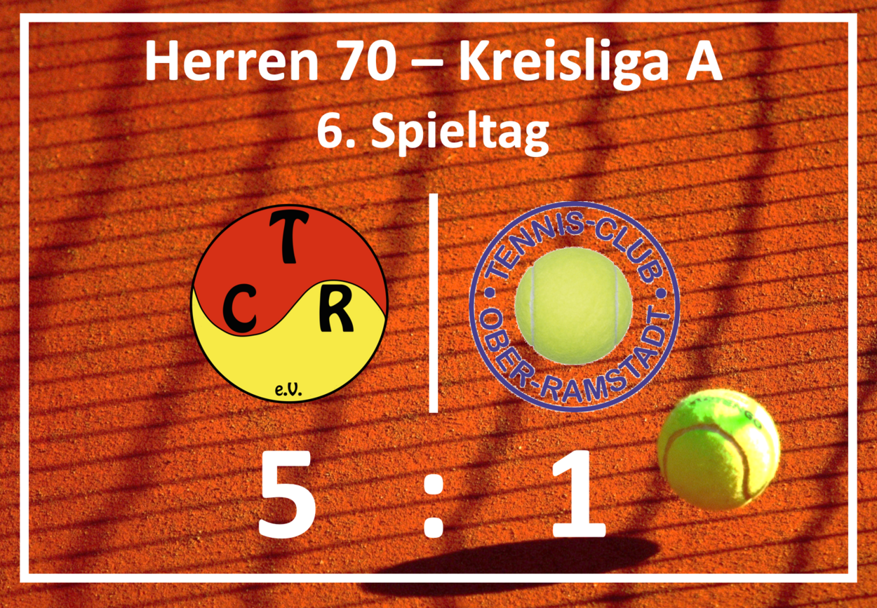 Erster Saisonsieg zum Abschluss für die Herren 70