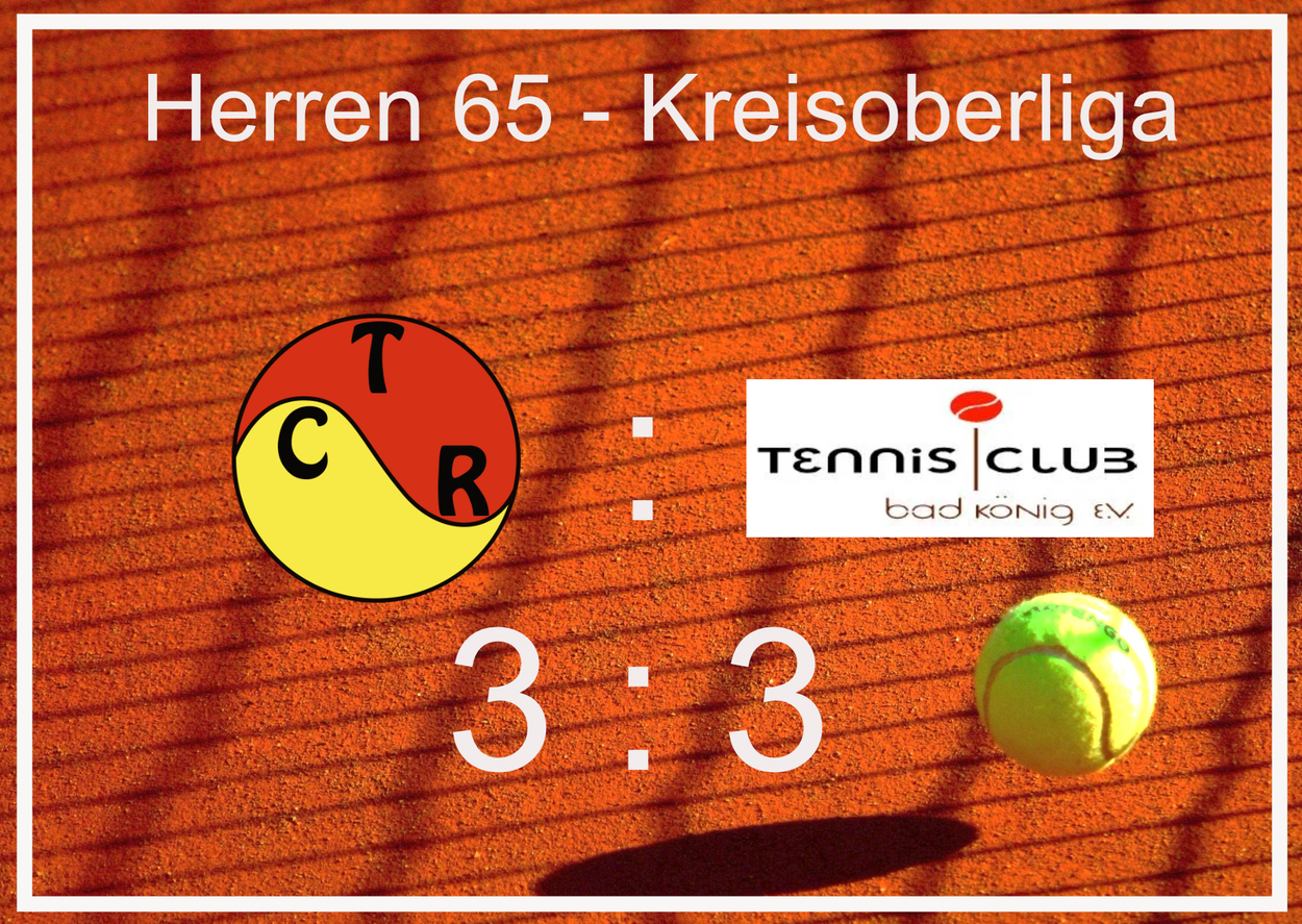 Endlich erstes Spiel der Herren 65